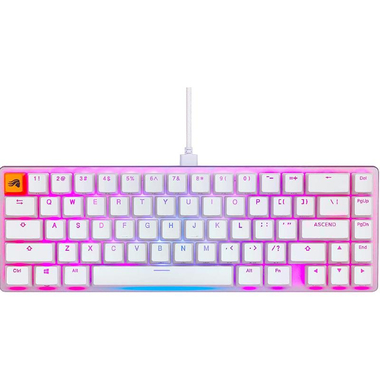 Glorious Mechanical Gaming Keyboard, Wired, for Laptop/Gaming Laptop/Desktop Computer Chrome/Windows 10 and Later, White