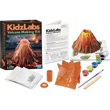4M KidzLabs Making Volcano Kit Science Learning Activity Set, English, 8 Years and Above