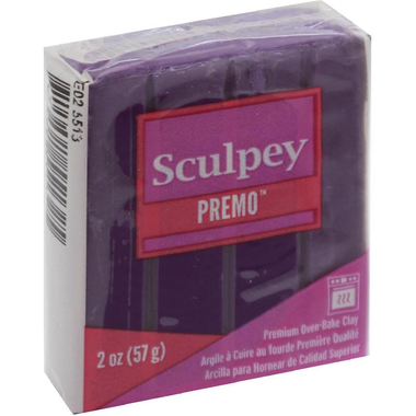 Sculpey Premo! Oven-Baked Polymer Clay, Purple