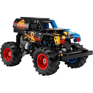 ليجو تيكنك Monster Jam، Grave Digger، Fire and Ice مجموعة تركيب، 7 سنوات فما فوق