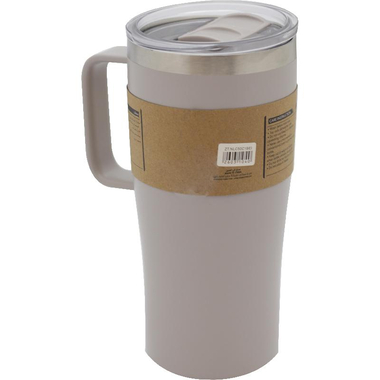Atrium Tumbler, Insulated Tumbler with Handle, Hot/Cold, 590.00 ml ( 1.04 pt ), Beige