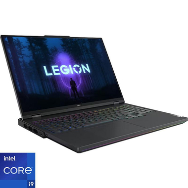لينوفو ليجن برو 7 Gaming Laptops، 16 بوصة، انتل كور آي 9، 32 جيجابايت رام، تخزين ‎1‎ تيرابايت SSD PCIe NVMe M.2، ويندوز 11، نفيديا جي فورس 12 جيجابايت، متوافق مع نظارة الواقع الافتراضي