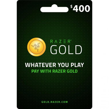 Razer Gold 400$ E-Voucher, Digital Code (KSA)