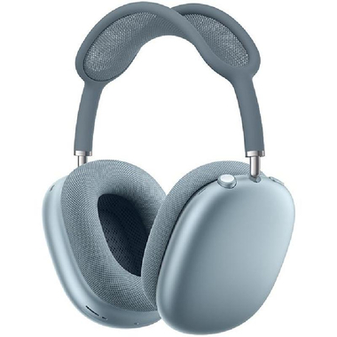 Apple AirPods Max Over-Ear Headphones, Active Noise Cancelling, Bluetooth, USB-C (Charging), Built-in Microphone, Blue