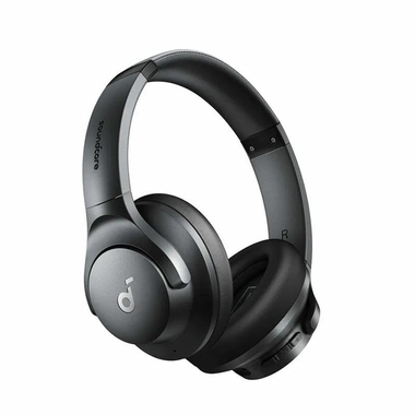 Anker Soundcore Q20i On-Ear Headphones, Active Noise Cancelling, Bluetooth, USB (Charging), Built-in Microphone, Smoke Grey