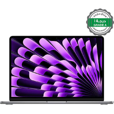 Renewed Grade A Apple MacBook Air Laptop, 13.6", M3, 8 GB RAM, 256 GB SSD, macOS Sonoma, 8 Core GPU,