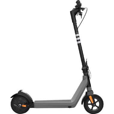OKAI Zippy ES51 Electric Scooter, 25 km Approximate Range, 24 km/h Max Speed, 8" Solid Tires, Black/Grey