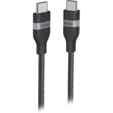 Anker A82E2 USB-C to USB-C Sync & Charge Cable, 3.00 ft ( 91.44 cm ), Black
