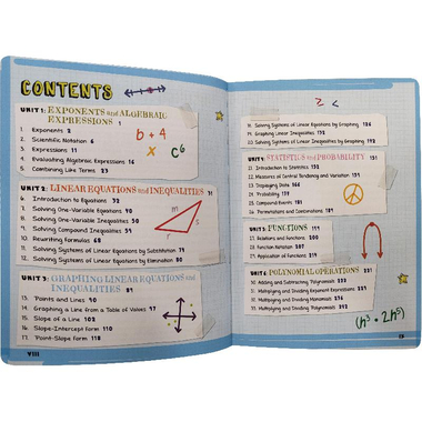 The Big Fat High School Algebra 1 Workbook - 400+ Algebra 1 Practice Exercises