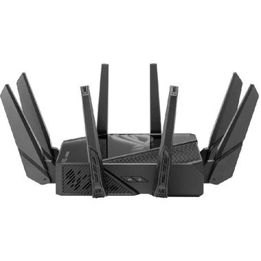 اسوس آ اكس اي 16000 ‎‎-‎‎روج رابتشر جي تي راوتر ألعاب، ميجابت ‎1148‎ حتى ‎/‎2‎.4‎:ميجابت ‎4804‎ 1 حتى‎/2‎:‎-‎جيجاهرتز ‎6‎/5‎) 16000 ميجابت، (2‎.4‎ GHz‎/‎5‎ GHz‎-‎1‎/5‎ GHz-2‎/6‎ GHz) رباعي النطاق، واي فاي ‎6‎E (802‎.11‎ax)، منفذي 10 جيجابت ‎/‎(WAN) منفذ و