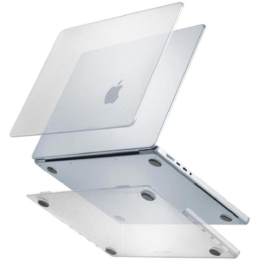 PIPETTO Hardshell Dots Top and Bottom Cover, Hardshell Case, for MacBook Pro 13 M2/MacBook Pro 13 M3, Frost