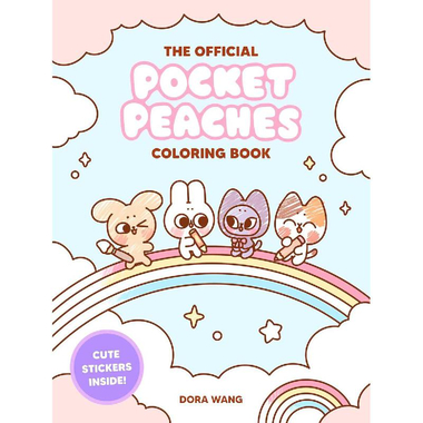 ‎The Official Pocket Peaches Coloring Book ‎-‎ Cute Stickers Inside!‎