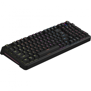 مارفو KG937 اضاءة RGB ‎95‎% لوحة مفاتيح للالعاب، سلكي، (7‎/‎متوافق مع الكمبيوتر المحمول والمكتبي وكمبيوتر الالعاب المكتبي (ويندوز 10/8، اسود