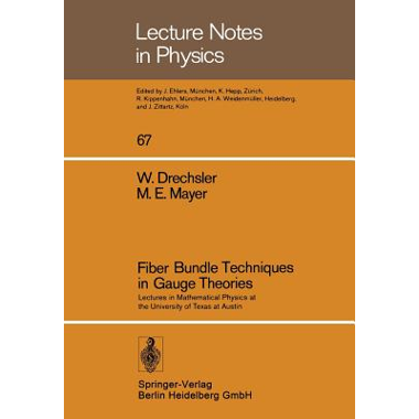 Fiber Bundle Techniques in Gauge Theories: Lectures in Mathematical Physics at the University of Texas at Austin