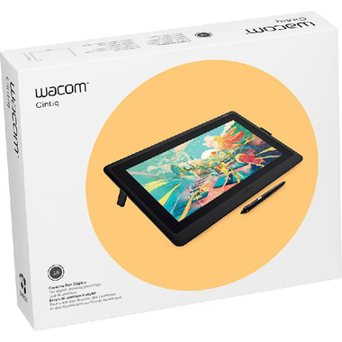 واكوم سينتيك 16 كريايتيف DTK‎-‎1600 تابلت مع قلم رقمي، 15.6 بوصة، سلكي، ويندوز‎/‎ ماك أو اس، اسود
