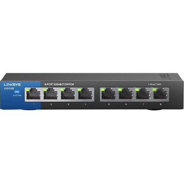 Linksys LGS108 Network Switch, 8 Port (GbE)