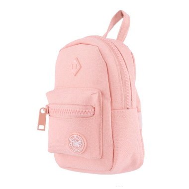 Atrium Mini Backpack Pouch Keychain, Peach