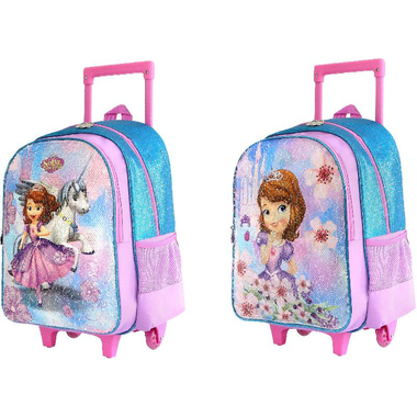 ديزني صوفيا ذا فيرست حقيبة بعجلات، بنفسجي‎/‎وردي