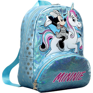 Disney Minnie Kinder Backpack, Light Blue