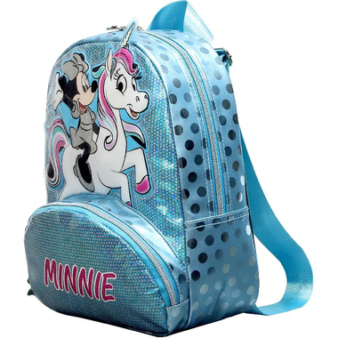 Disney Minnie Kinder Backpack, Light Blue