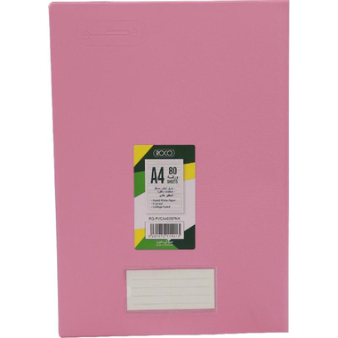 روكو دفتر، A4، 80‎ ورقة، مسطر، وردي