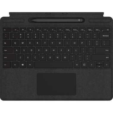 Microsoft Surface Pro X Signature + Slim Pen Tablet Keyboard Case + Stylus, Magnetic Attachment, for (Microsoft) Surface Pro X, Black