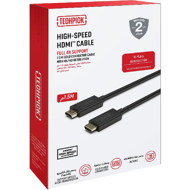 Techpick High-Speed HDMI AV Cable, 1.50 m ( 4.92 ft )