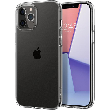Spigen Crystal Flex Back Cover Mobile Case, for iPhone 12 Pro Max, Crystal Clear