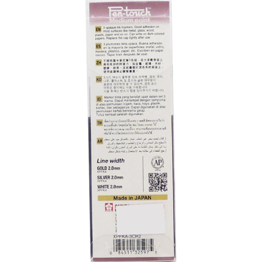 Sakura Pen-Touch Paint Marker, 2 mm Medium Round Tip, Assorted Color