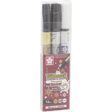 Sakura Pen-Touch Paint Marker, 1.0 mm Fine Round Tip, Assorted Color
