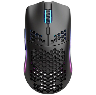 Glorious Model O Gaming Mouse, Wireless, Optical, PixArt PMW 3360 12000 dpi, Matte Black