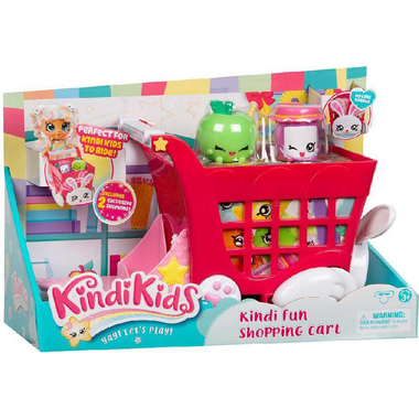 Moose KindiKids Fun Shopping Cart Kid's Furniture, Red, 3 Years and Above