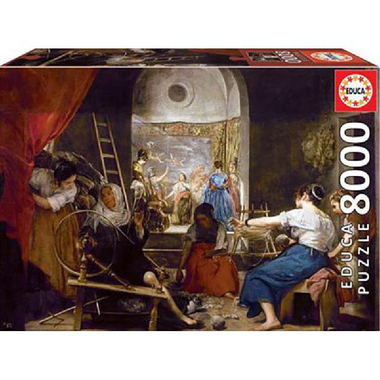Chico 8000 The Spinners or Fable of Arachne, Diego Velazquez Picture Puzzle, 8000 Pieces, 12 Years and Above