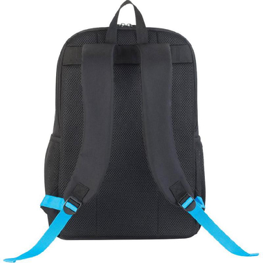 ريفاكيس رجنت + حزمة زجاجة رياضية حقيبة ظهر للابتوب مع ملحقات، مناسب لاجهزة 15.6 بوصة، اسود