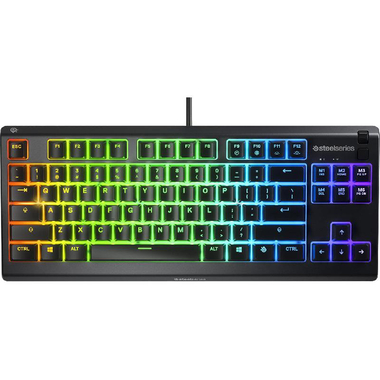 SteelSeries Apex 3 TKL RGB Gaming Keyboard, Wired, for Laptop/Desktop Computer/Gaming Desktop Computer/CPU Windows OS, Black
