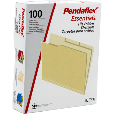 Pendaflex Manila File Folder, Legal, Beige
