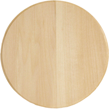 وولنوت هولو فارم لوحة خشبية، رفيع، غير ملون، دائرة، طبيعي، (15.24 سم (6.00 بوصة،