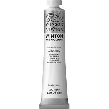 Winsor & Newton Winton Color Code # 77 Oil Color, Soft Mix White, 200.10 ml ( 7.04 oz )