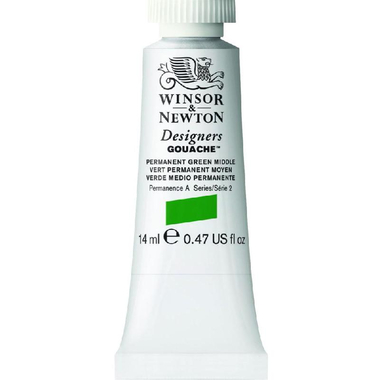 Winsor & Newton Designers Gouache Color, Green, 14.00 ml ( .49 oz )