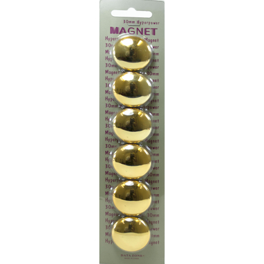 Data Zone Magnetic Signal, Round, 3 cm, Gold