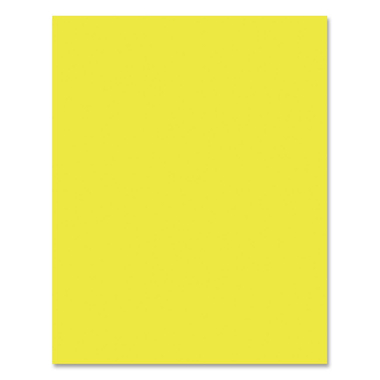 Poster Board, Fluorescent Yellow, 28.00 in ( 71.12 cm )X 22.00 in ( 55.88 cm ), 230 gsm