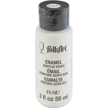 Plaid FolkArt Enamel Acrylic Paint, Wicker White, 2.00 oz ( 56.83 ml ),