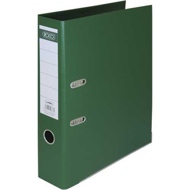 Roco Standard Box File, 7.50 cm, F4/A4, Green, Polypropylene/Pressboard