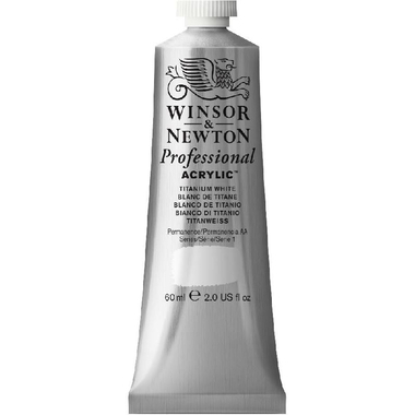 Winsor & Newton Professional Acrylic Color, Titanium White, 60.00 ml ( 2.11 oz )