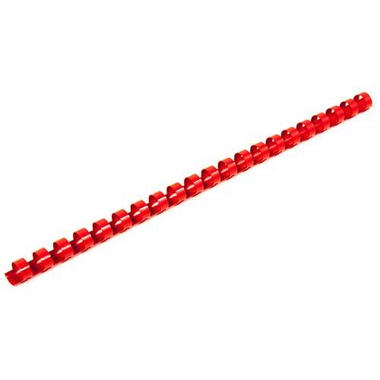 Spiral Binding Comb, 12 mm, Plastic, A4, Red