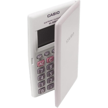 كاسيو 820 ال في ‎‎-‎‎اتش ال آلة حاسبة للجيب، 8 أرقام، شاشة بعرض  كبير، اسود