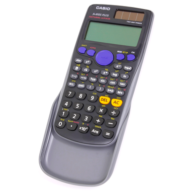 Casio fx-85ES Plus Scientific Calculator, 10 + 2 (10 Mantissa + 2 Exponential) Digit, Full Dot Matrix, Black