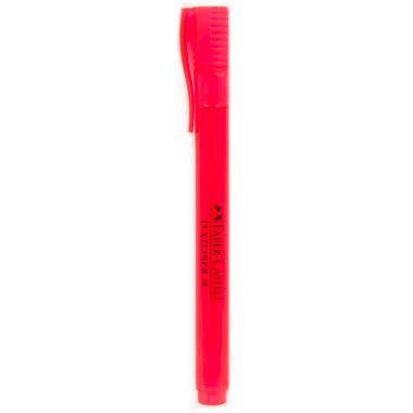 Faber-Castell TextLiner 38 Highlighter, 1.2 - 5 mm Chisel Tip, Red