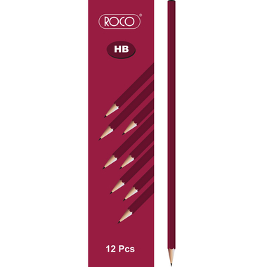 Roco Pencil Set, HB, Medium, 12 Pieces