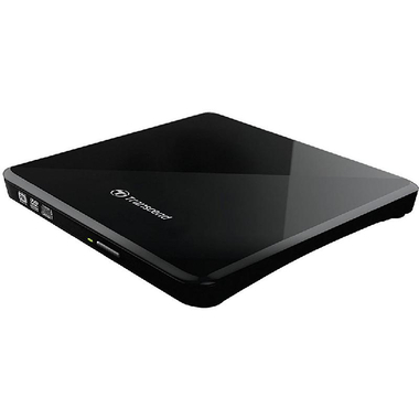 ترانسيند سليم دي في دي‎/‎محرك أقراص  سي دي، خارجي، ويندوز‎/‎ماك، CD‎/‎DVD رايتر خارجي، اسود
